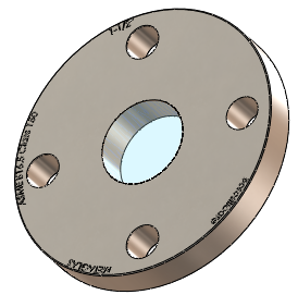 ASME B16.5 - Flanged Sight Glass, Borosilicate Windows